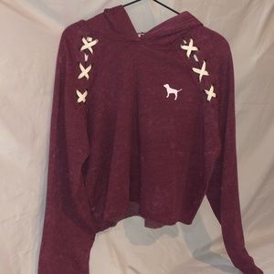 Maroon light sweatshirt